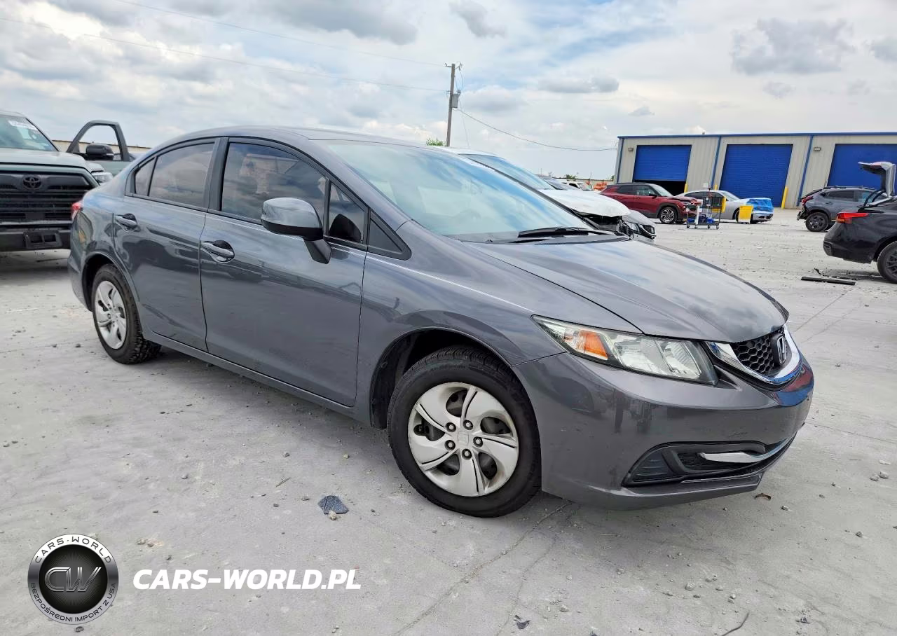 2013 Honda Civic Lx VIN:19XFB2F53DE272607 - 4