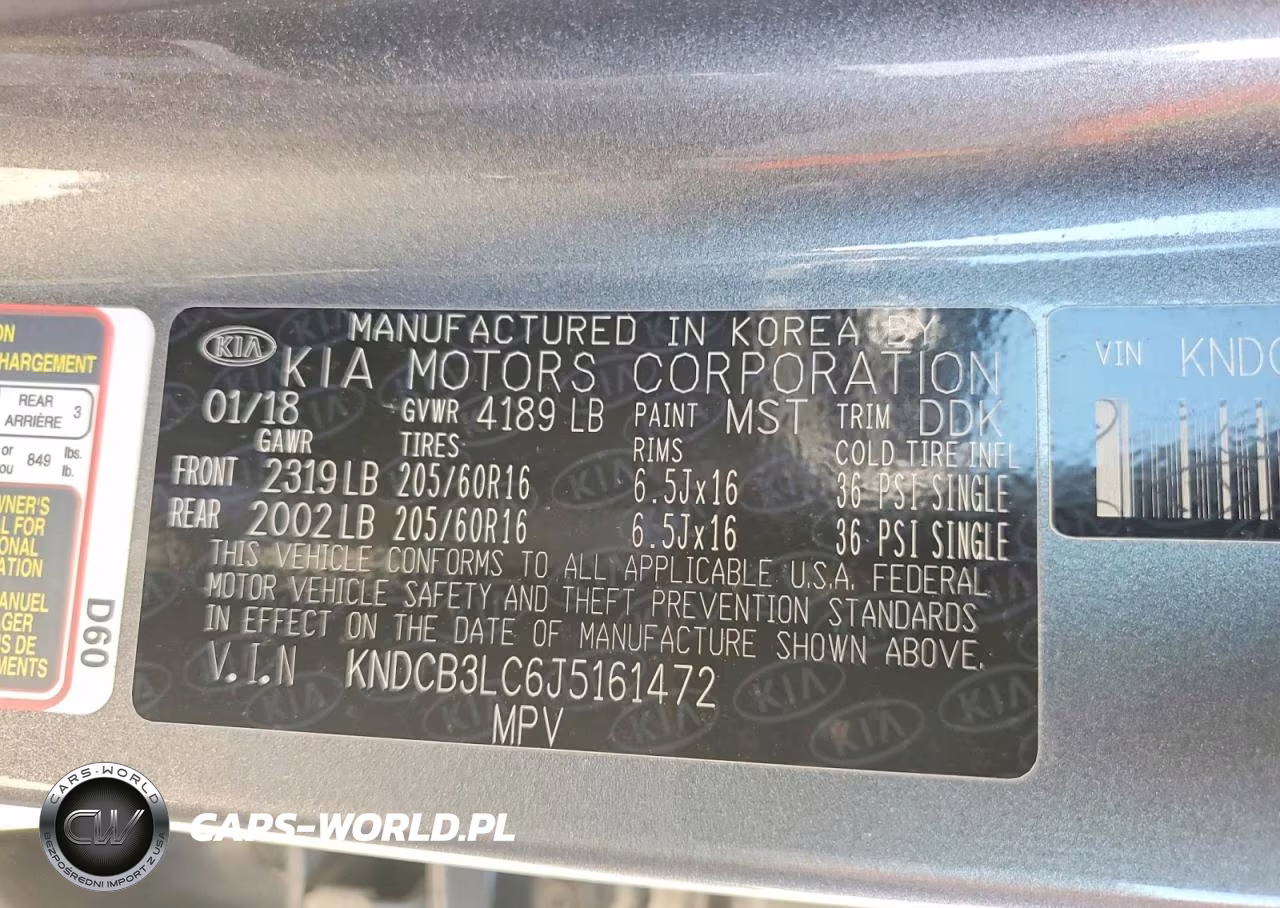 2018 Kia Niro Lx VIN:KNDCB3LC6J5161472 - 12