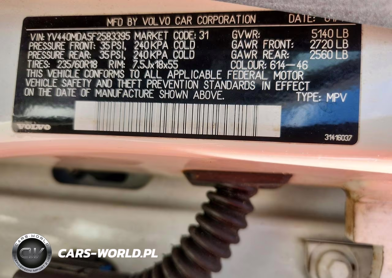 2015 Volvo Xc60 T5 VIN:YV440MDA5F2583395 - 13