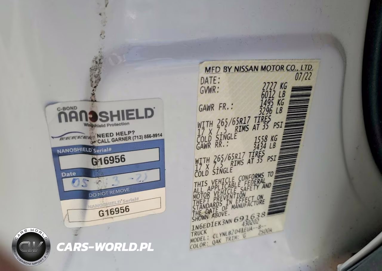 2022 Nissan Frontier Sv VIN:1N6ED1EK3NN691638 - 12
