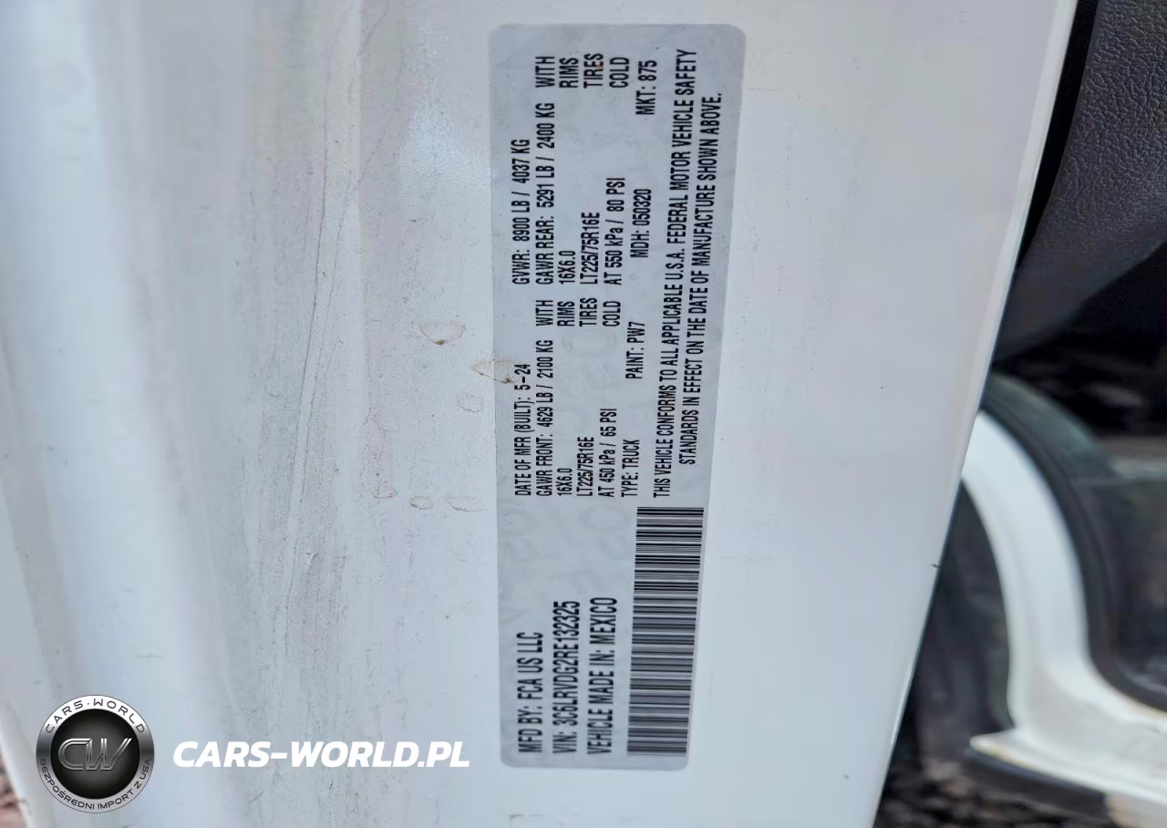 2024 Ram Promaster 2500 Delivery Van VIN:3C6LRVDG2RE132325 - 13