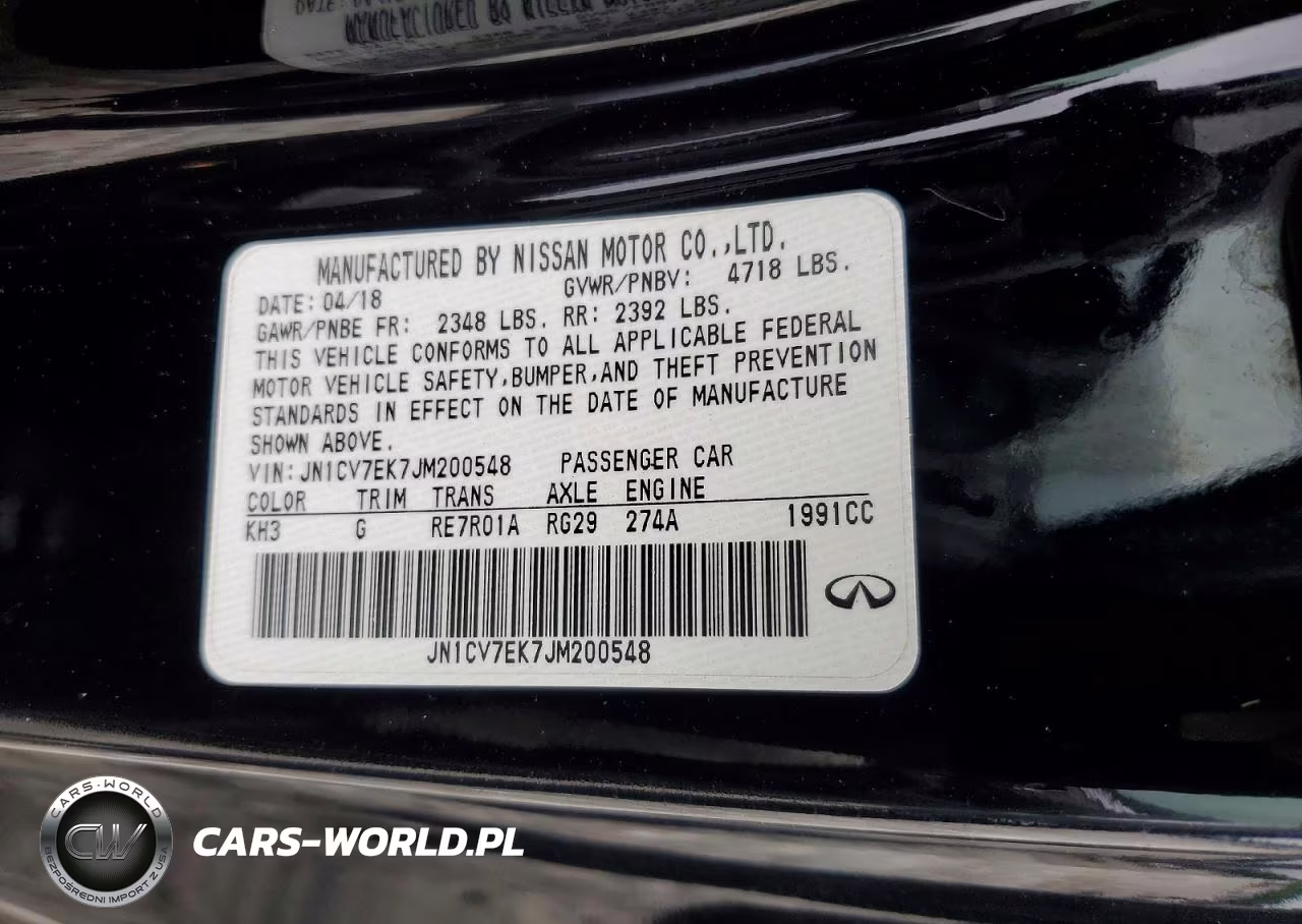 2018 Infiniti Q60 2.0T Luxe VIN:JN1CV7EK7JM200548 - 12