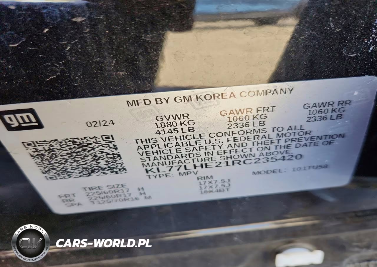 2024 Chevrolet Trax 1Lt VIN:KL77LHE21RC235420 - 13