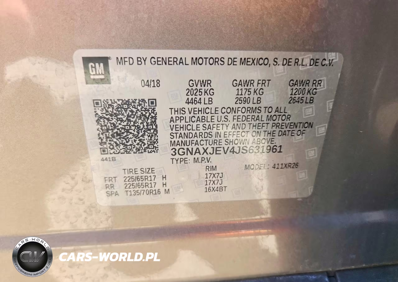 2018 Chevrolet Equinox Lt VIN:3GNAXJEV4JS631961 - 13