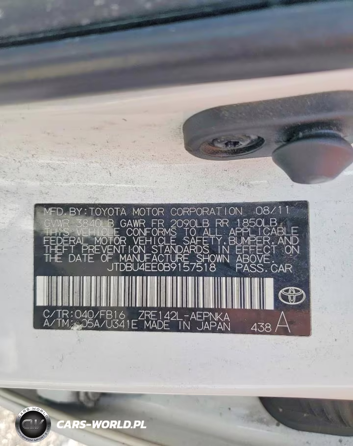 2011 Toyota Corolla Le VIN:JTDBU4EE0B9157518 - 12