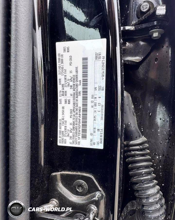 2017 Ford F150 Supercrew VIN:1FTEW1EF0HFA91903 - 10