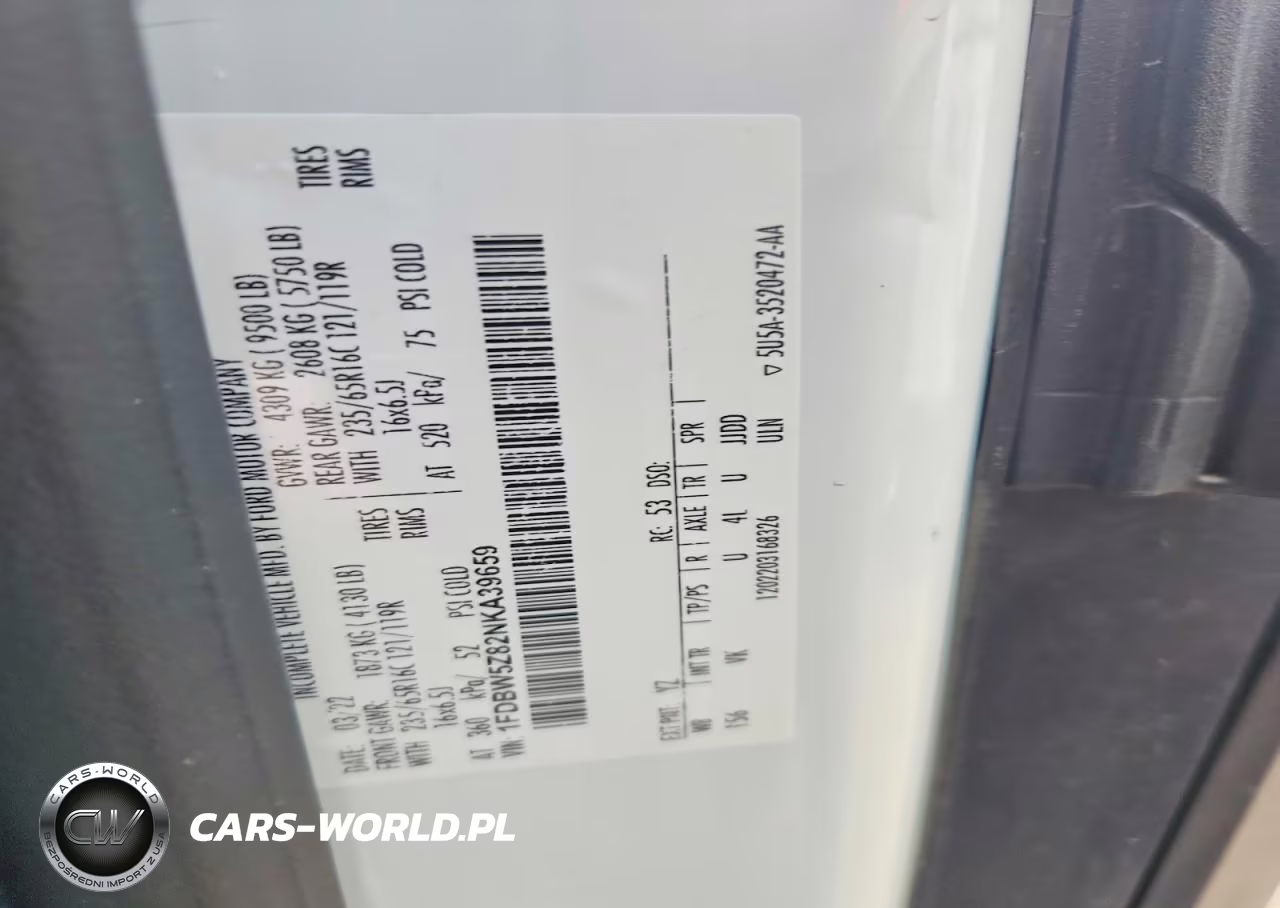 2022 Ford Transit T-350 VIN:1FDBW5Z82NKA39659 - 13
