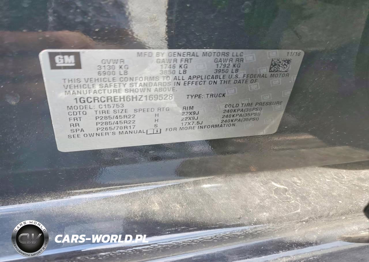 2017 Chevrolet Silverado Lt VIN:1GCRCREH6HZ169528 - 12