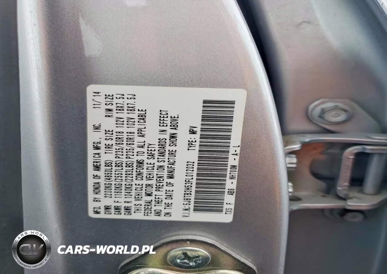 2015 Acura Rdx Technology VIN:5J8TB3H53FL012032 - 13