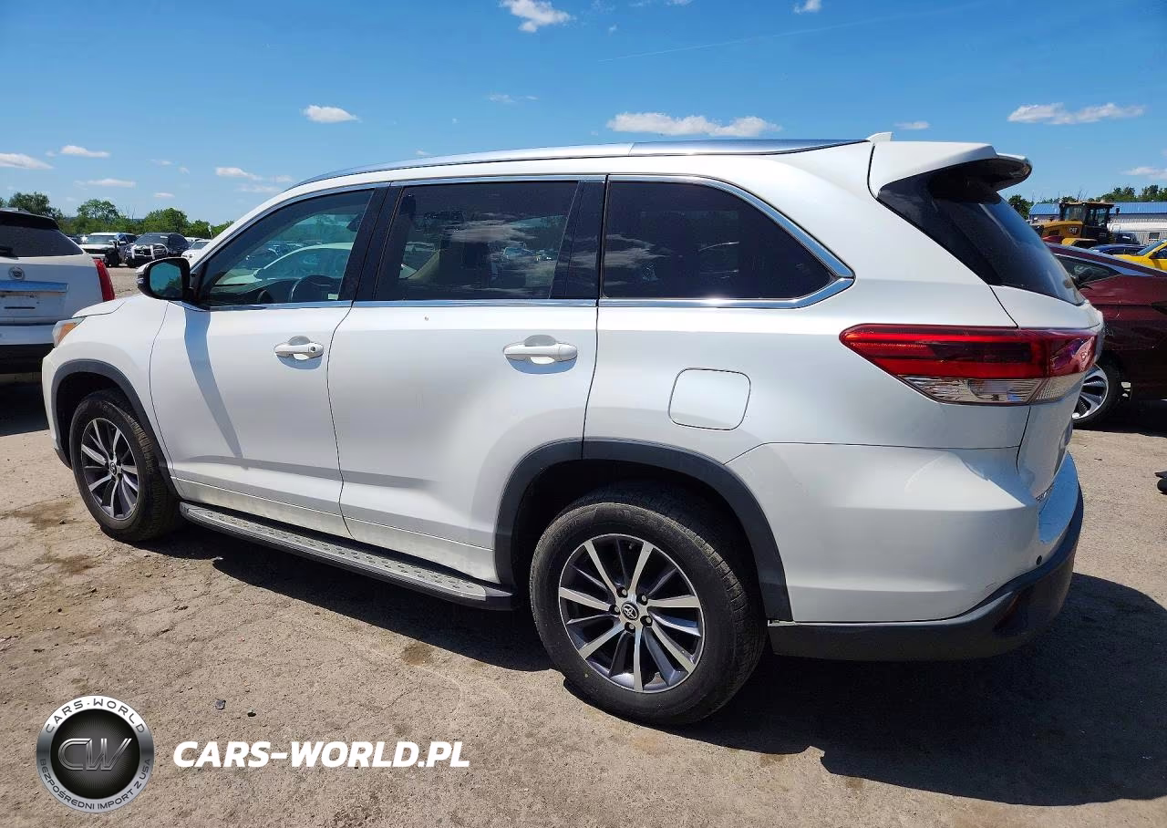 2017 Toyota Highlander Xle VIN:5TDKZRFH5HS193139 - 2