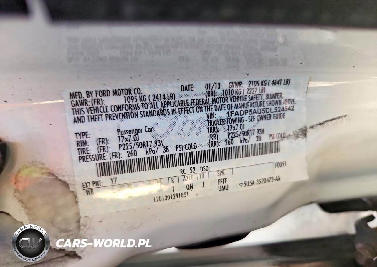 2013 Ford C-Max Se VIN:1FADP5AU5DL524542 - 12