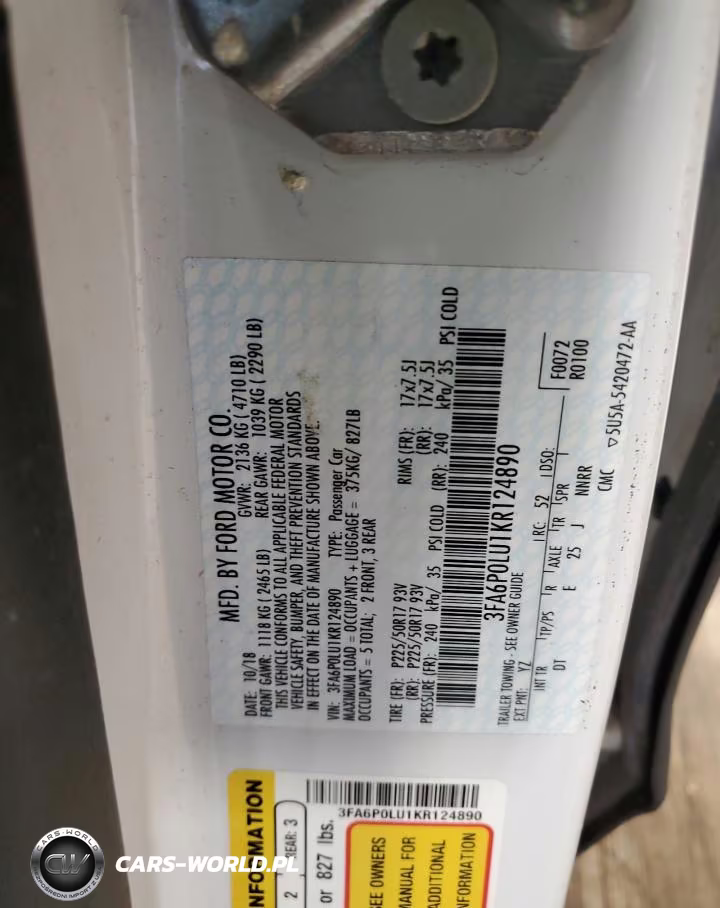 2019 Ford Fusion Se VIN:3FA6P0LU1KR124890 - 13