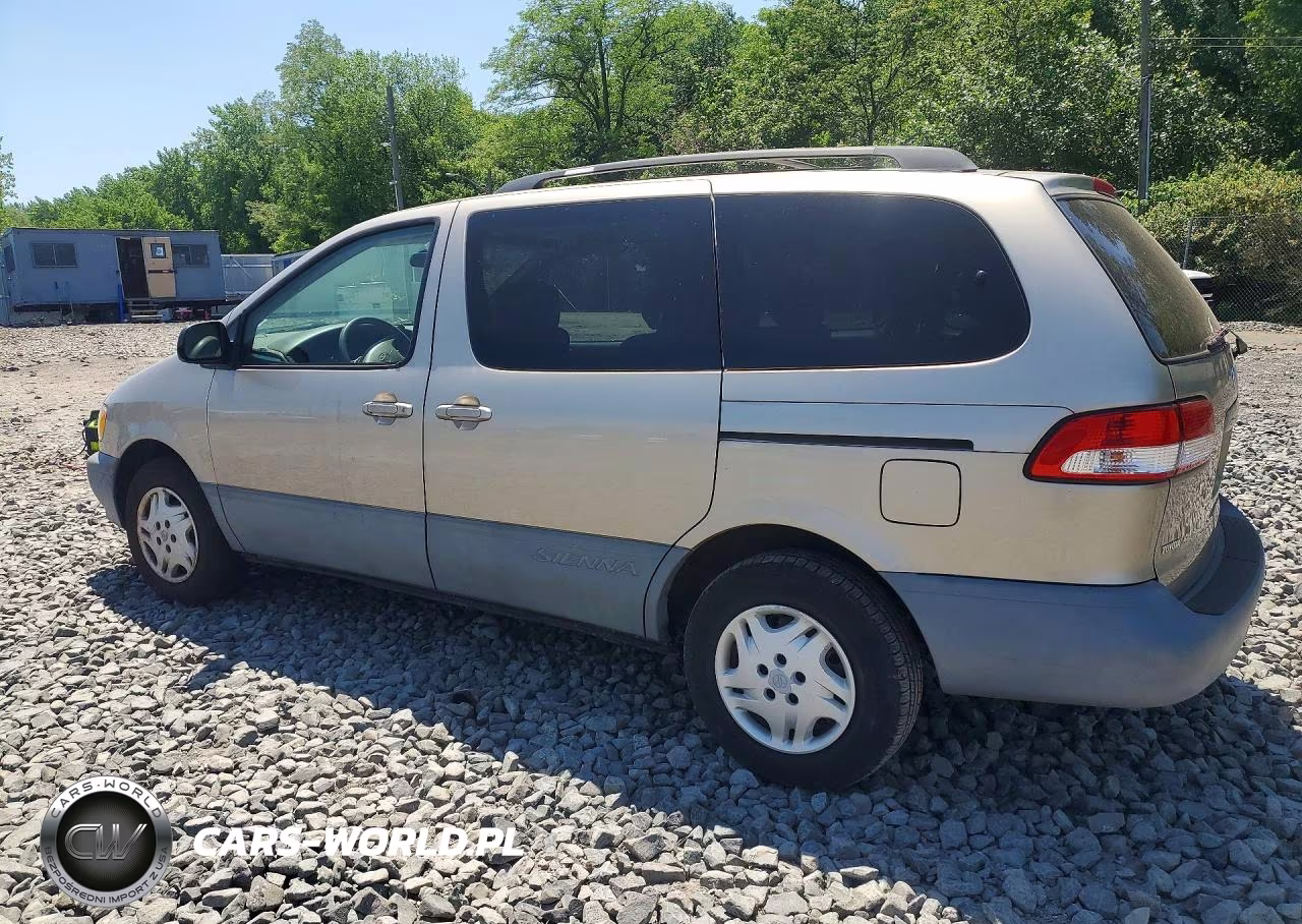 2002 Toyt Sienna VIN:4T3ZF19C02U489801 - 2
