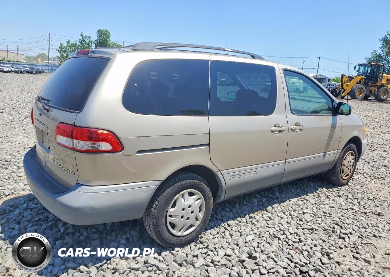 2002 Toyt Sienna VIN:4T3ZF19C02U489801 - 3