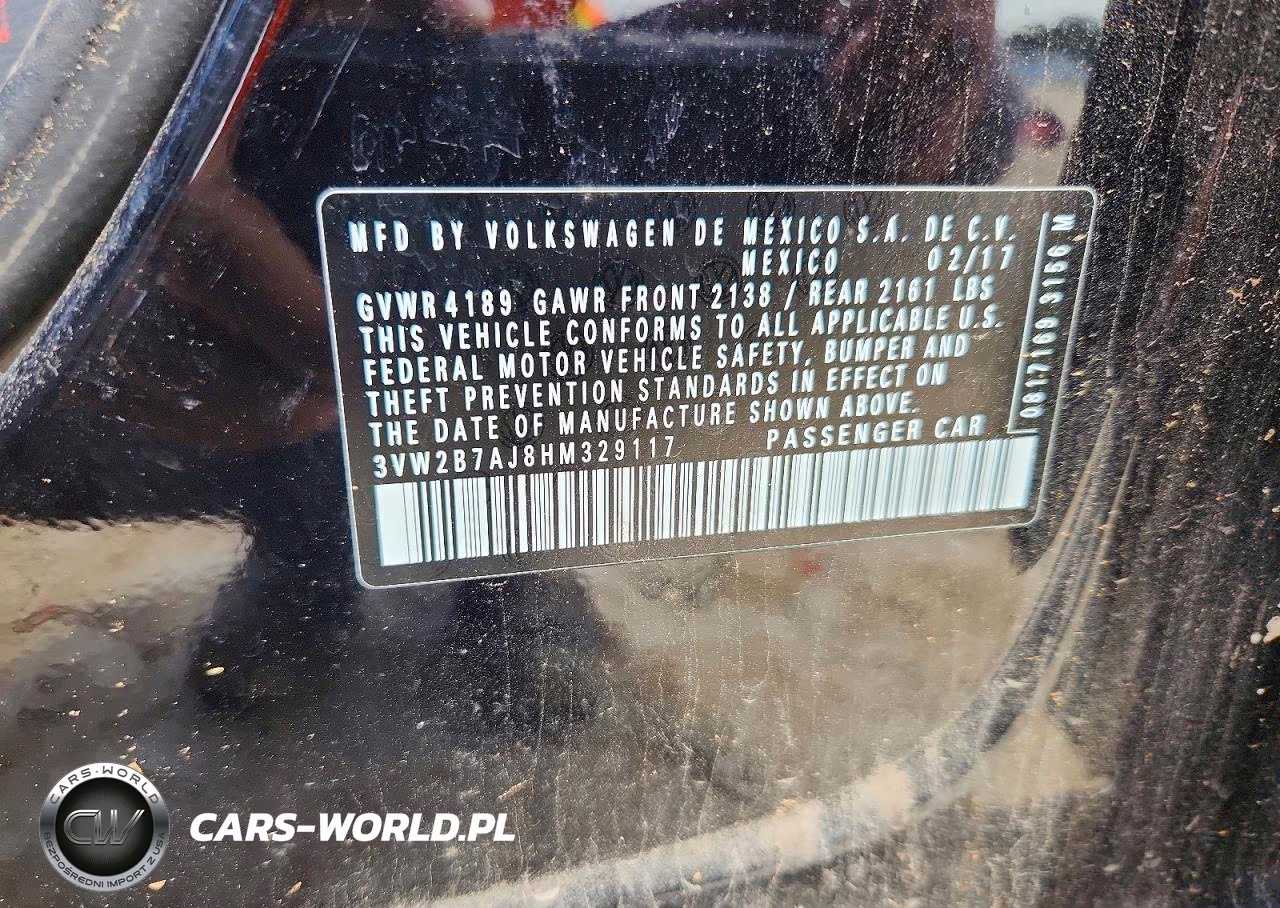 2017 Volkswagen Jetta S VIN:3VW2B7AJ8HM329117 - 12