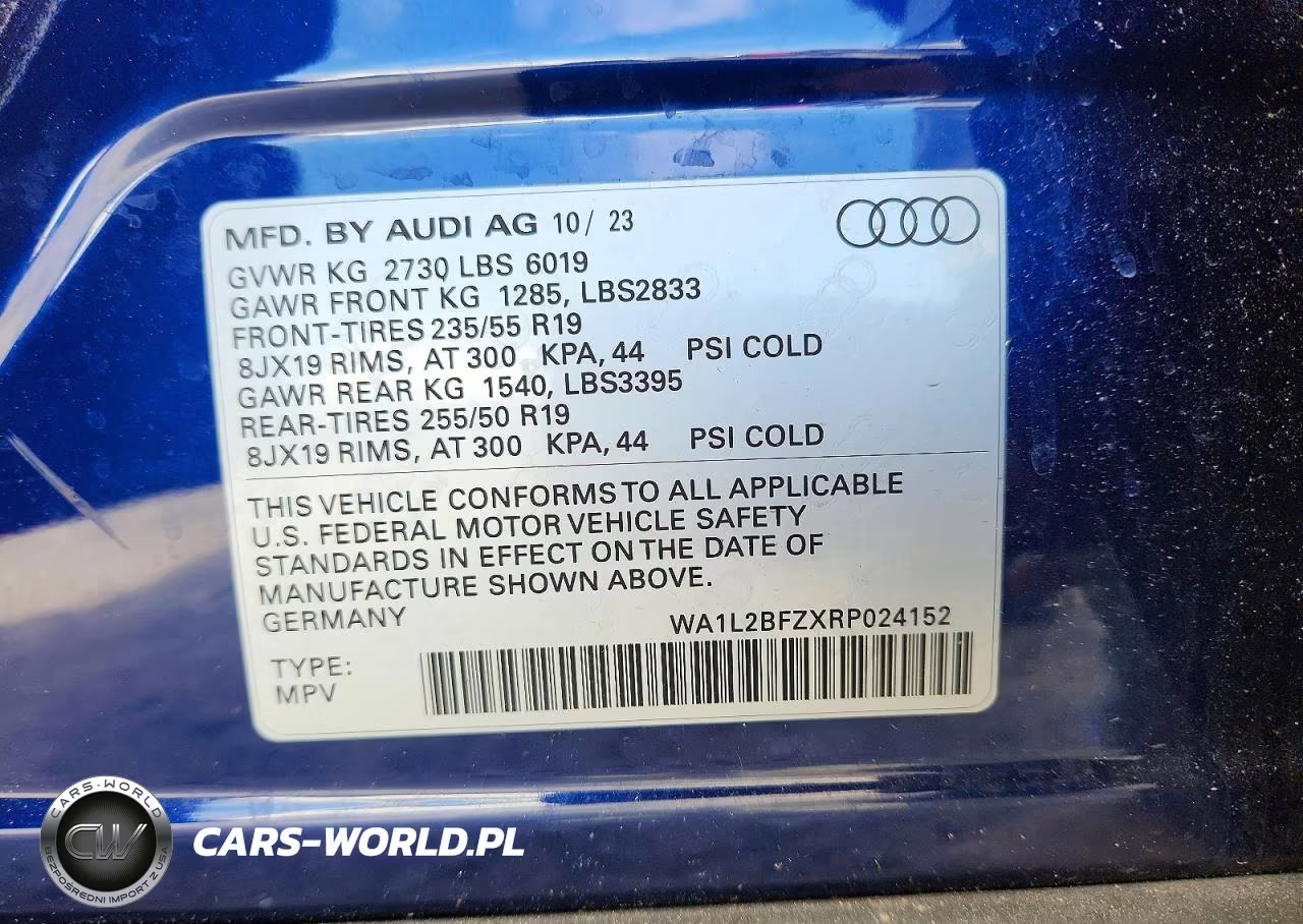 2024 Audi Q4 E-Tron Premium Plus VIN:WA1L2BFZXRP024152 - 13