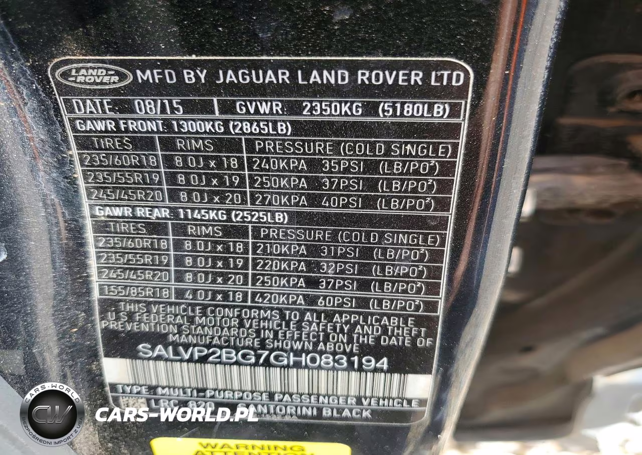 2016 Land Rover Range Rover Evoque Se VIN:SALVP2BG7GH083194 - 13