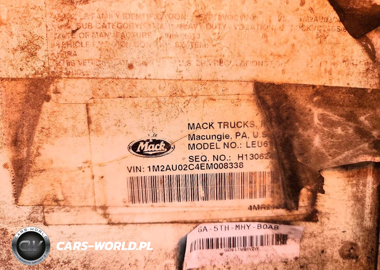 2014 Mack Leu613 Refuse Truck VIN:1M2AU02C4EM008338 - 10