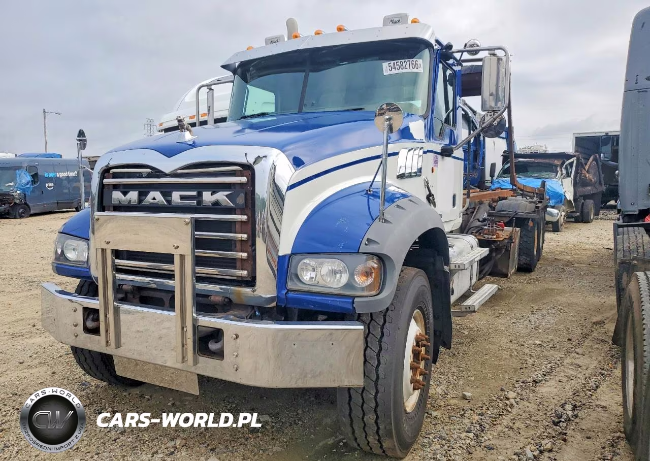 2011 Mack Gu713 Roll-Off Container Truck VIN:1M2AX04C5BM010583 - 2