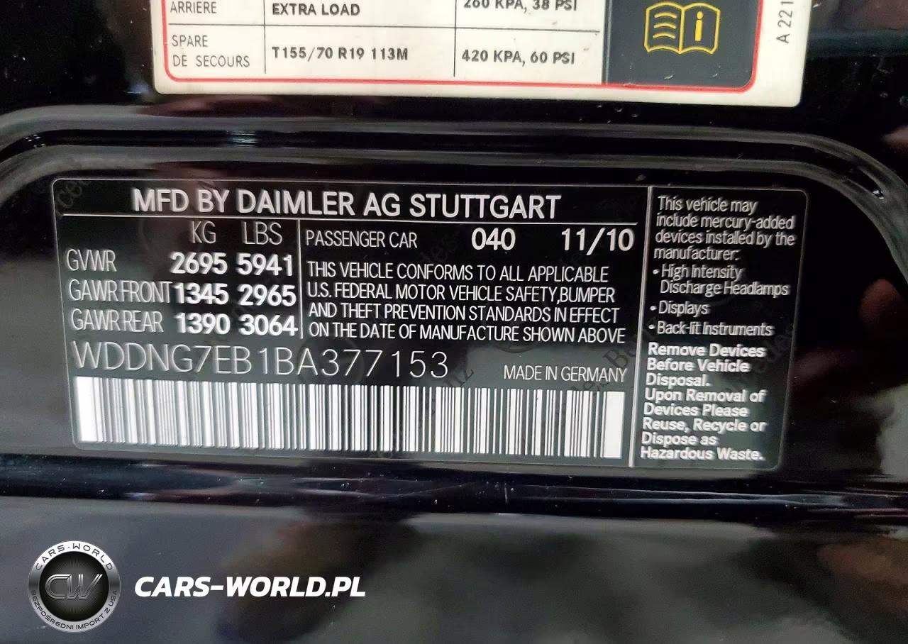 2011 Mercedes-Benz S 63 Amg VIN:WDDNG7EB1BA377153 - 13
