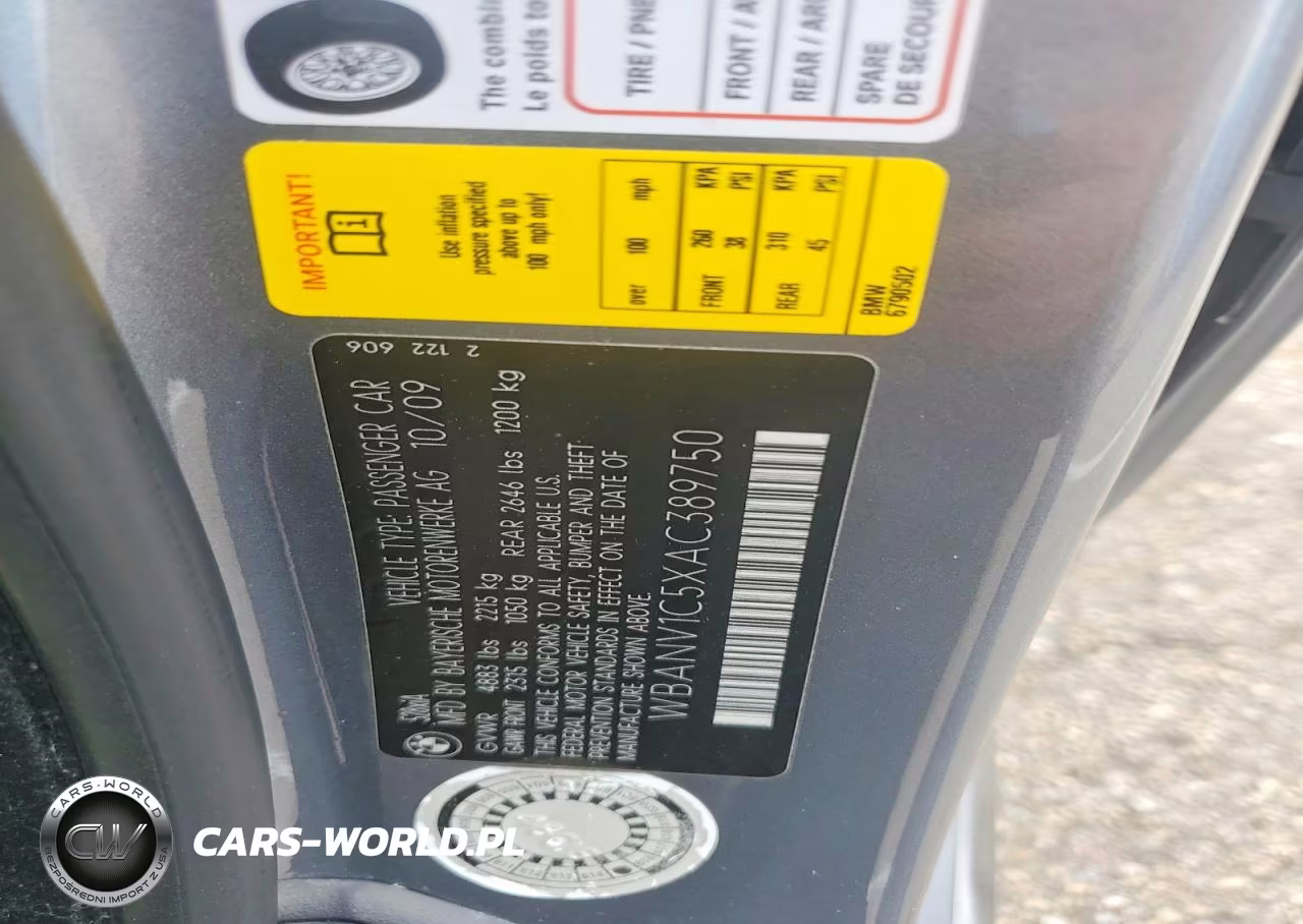 2010 BMW 528 Xi VIN:WBANV1C5XAC389750 - 12