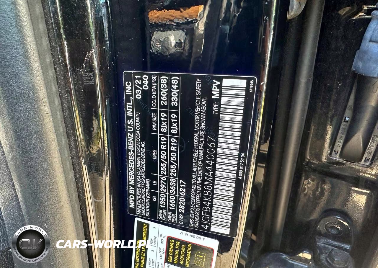 2021 Mercedes-Benz Gle 350 4Matic VIN:4JGFB4KB8MA440067 - 10
