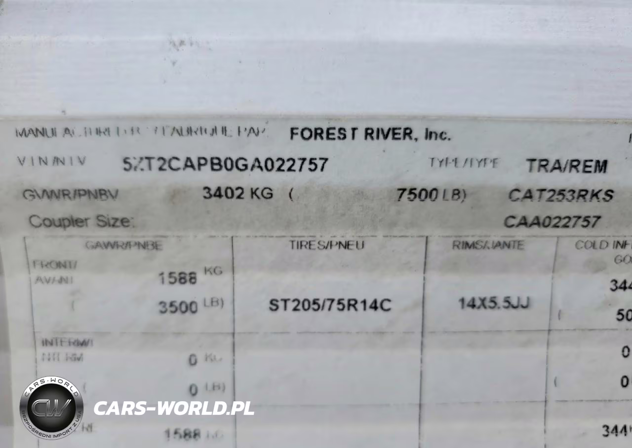 2016 Forest River Catalina Camper VIN:5ZT2CAPB0GA022757 - 10