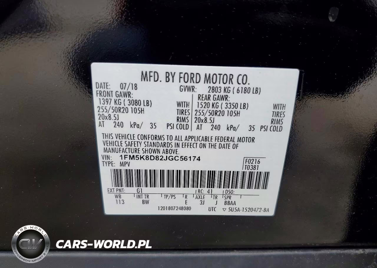 2018 Ford Explorer Xlt VIN:1FM5K8D82JGC56174 - 13