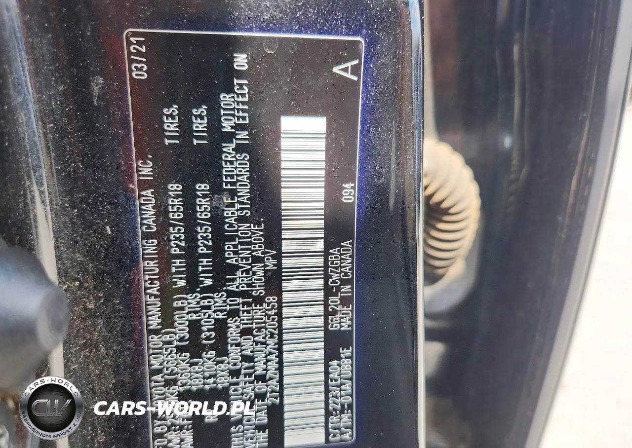 2021 Lexus Rx 350 Base VIN:2T2AZMAA7MC205458 - 13