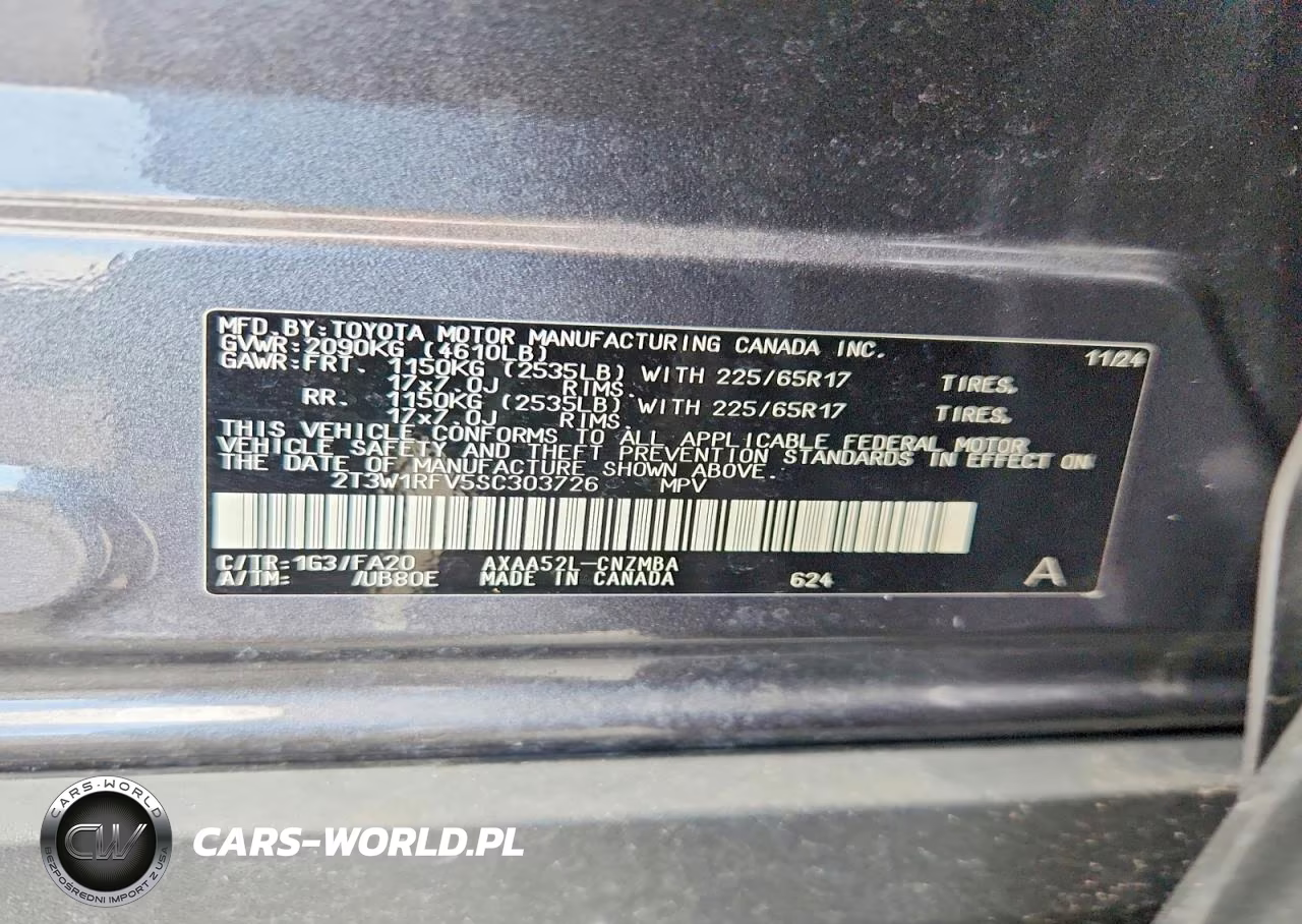 2025 Toyota Rav4 Xle VIN:2T3W1RFV5SC303726 - 13