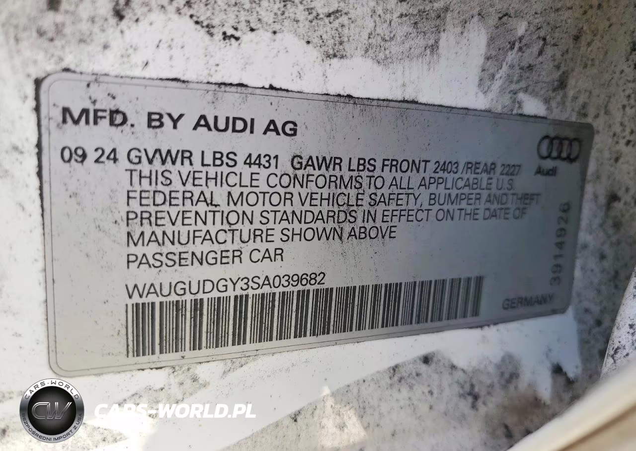 2025 Audi A3 Premium VIN:WAUGUDGY3SA039682 - 12