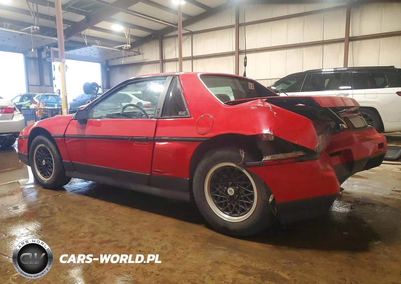 1984 Pontiac Fiero Se VIN:1G2AF37RXEP264659 - 2