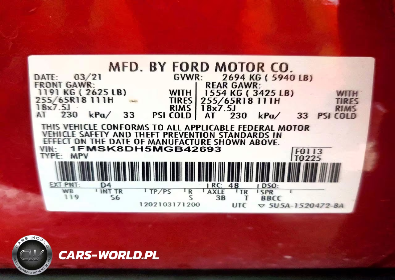 2021 Ford Explorer Xlt VIN:1FMSK8DH5MGB42693 - 13