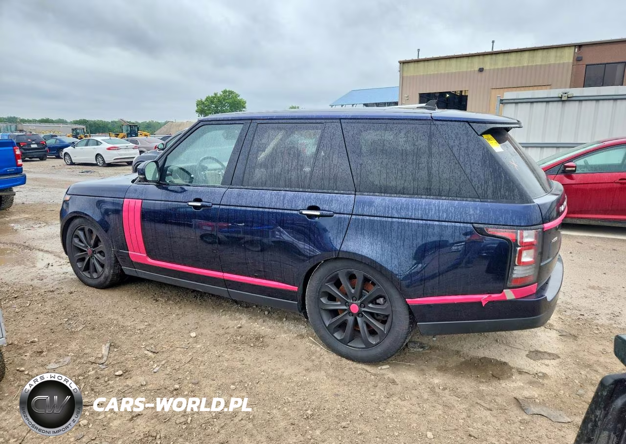 2016 Land Rover Range Rover Hse VIN:SALGS2VFXGA258914 - 2