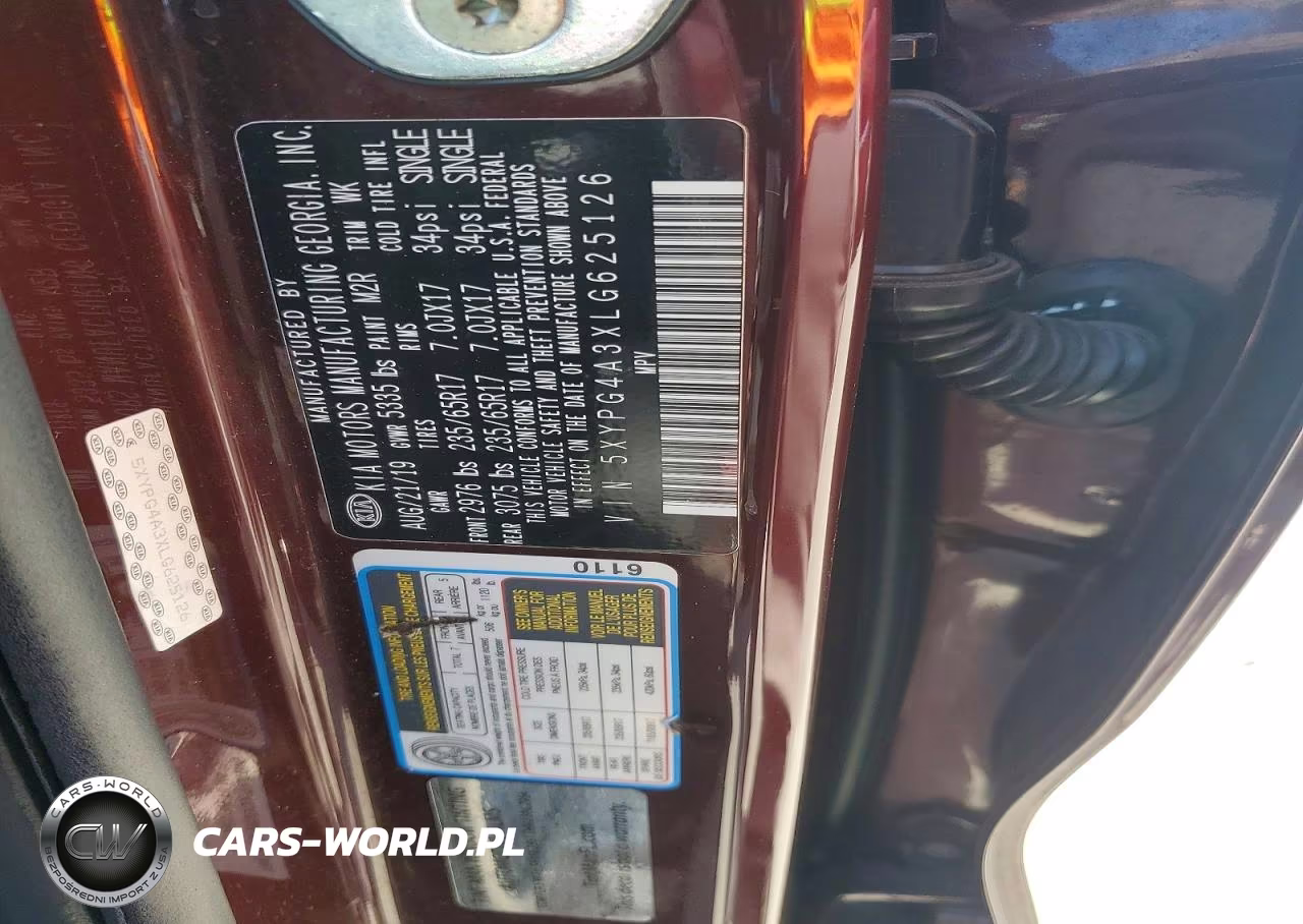 2020 Kia Sorento Lx VIN:5XYPG4A3XLG625126 - 13