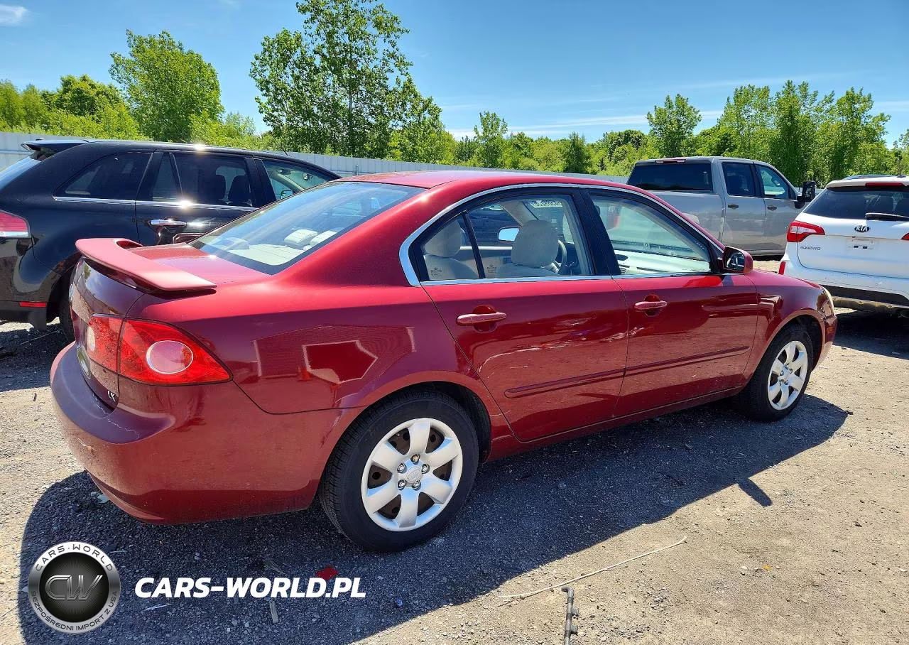 2008 Kia Optima Lx VIN:KNAGE123885209494 - 3