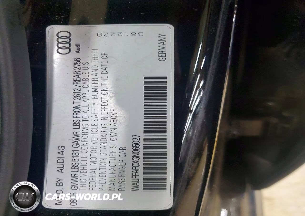 2016 Audi A6 Premium VIN:WAUFFAFCXGN065027 - 12