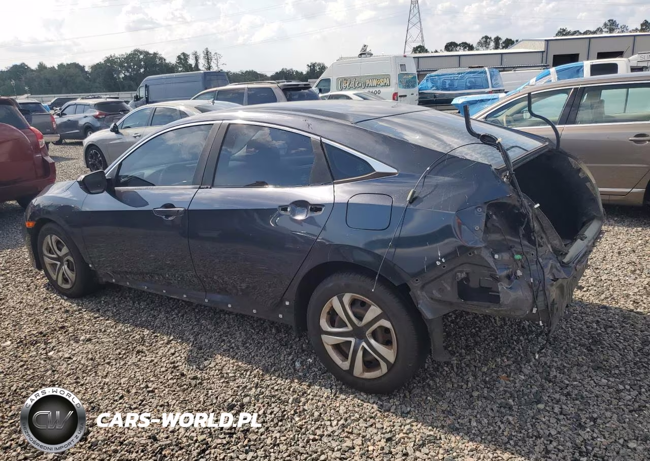 2019 Honda Civic Lx VIN:19XFC2F66KE007926 - 2