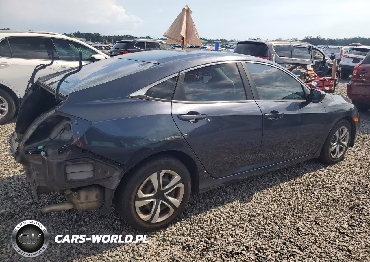 2019 Honda Civic Lx VIN:19XFC2F66KE007926 - 3