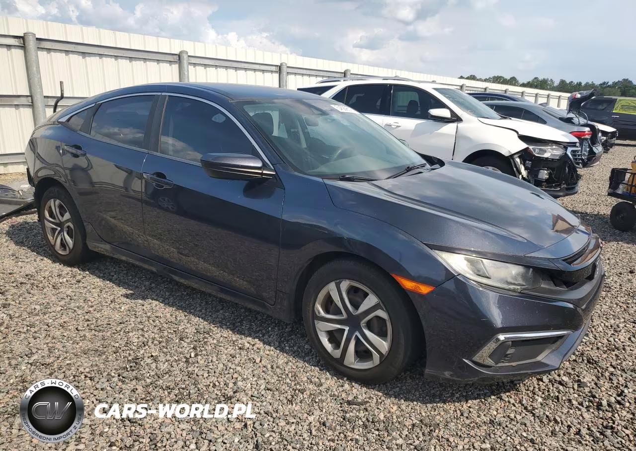 2019 Honda Civic Lx VIN:19XFC2F66KE007926 - 4
