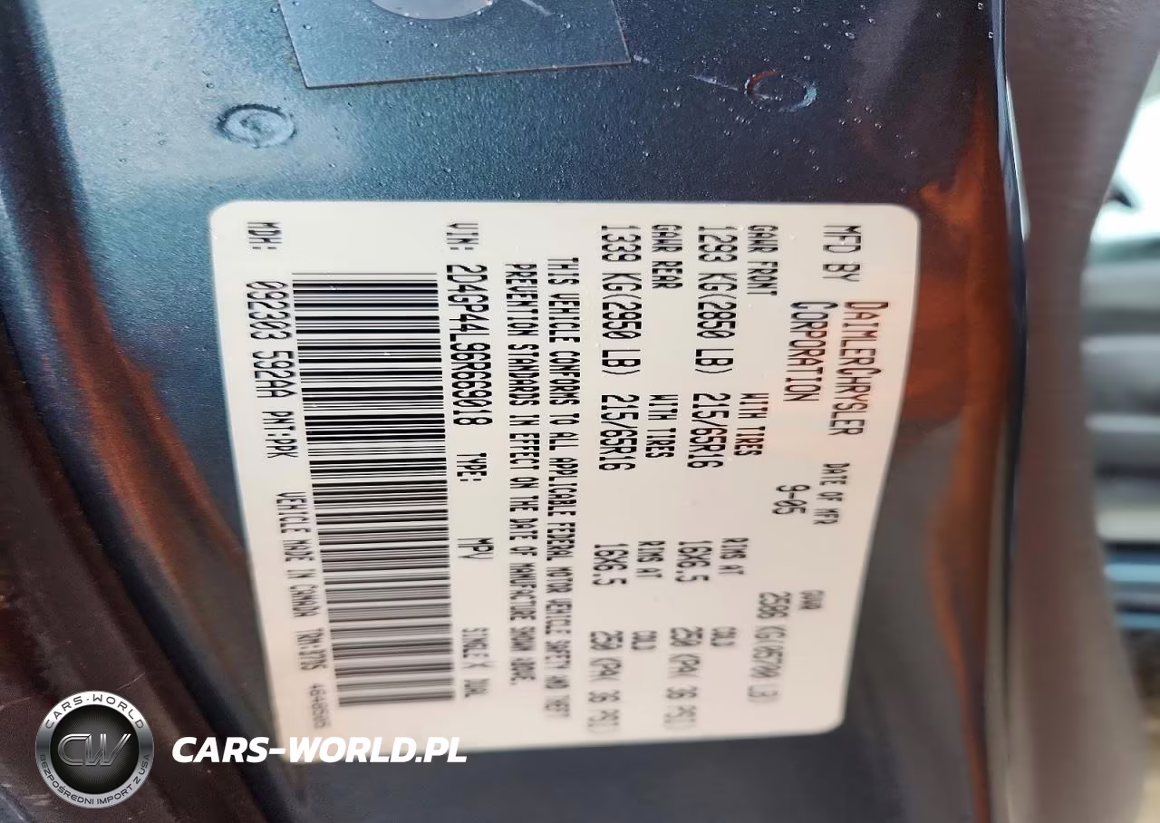 2006 Dodge Grand Caravan Sxt VIN:2D4GP44L96R669018 - 13