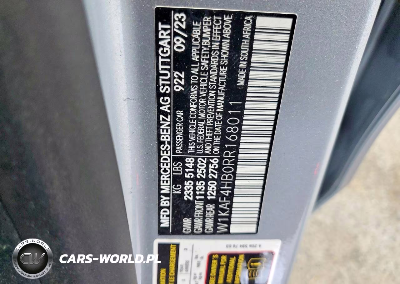 2024 Mercedes-Benz C 300 4Matic VIN:W1KAF4HB0RR168011 - 12