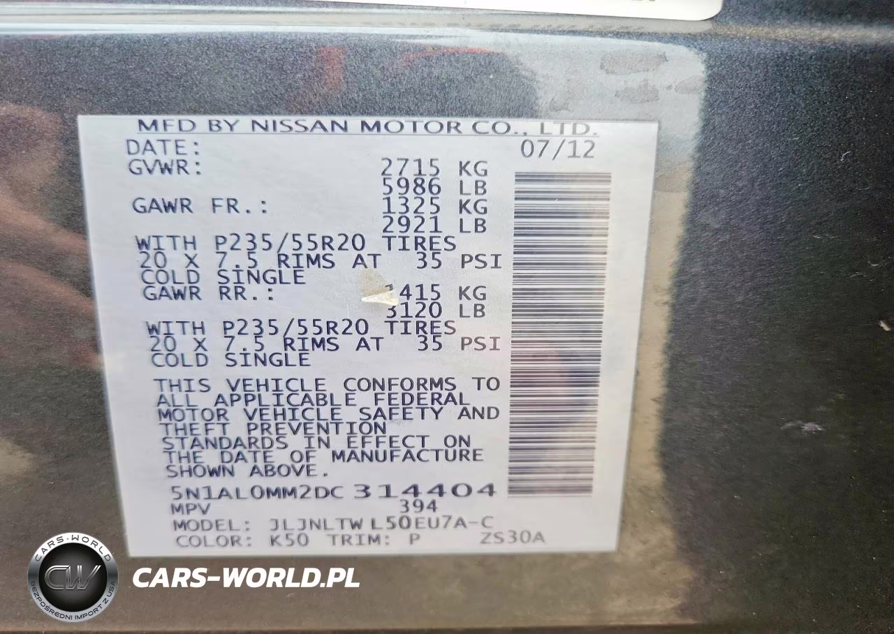 2013 Infiniti Jx35 Base VIN:5N1AL0MM2DC314404 - 13