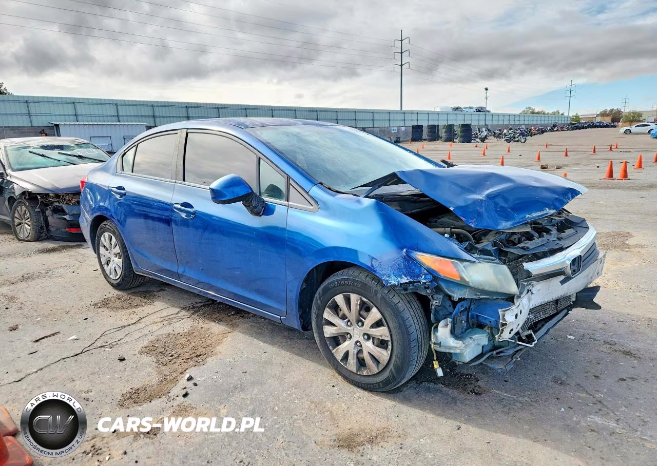 2012 Honda Civic Lx VIN:2HGFB2F50CH550044 - 4