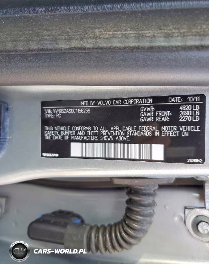 2012 Volvo S80 3.2 VIN:YV1952AS0C1156259 - 12