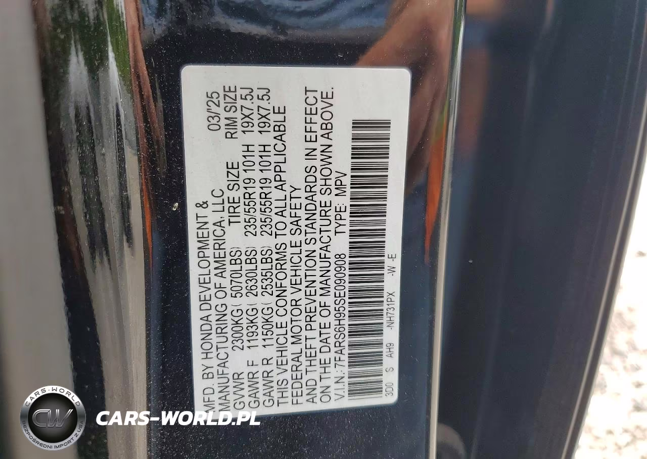 2025 Honda Cr-V Sport Touring VIN:7FARS6H95SE090908 - 13