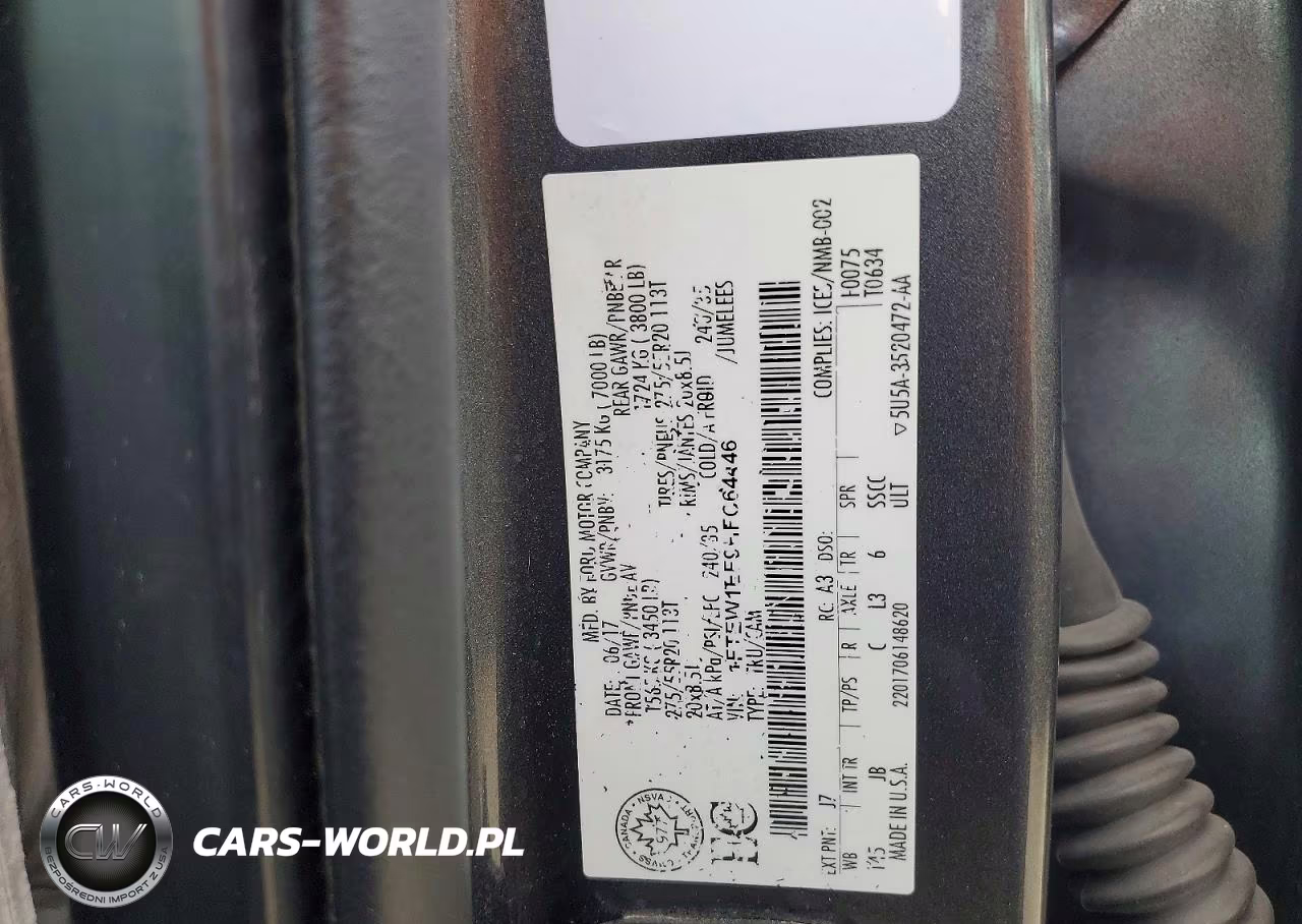 2017 Ford F150 Supercrew VIN:1FTEW1EF9HFC64446 - 12