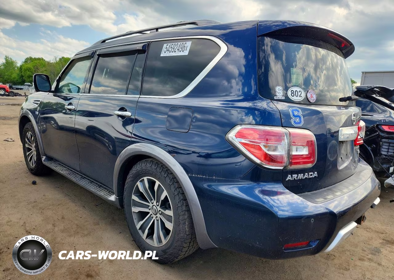 2018 Nissan Armada Sl VIN:JN8AY2NC4J9555479 - 2