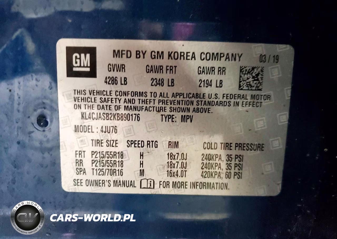 2019 Buick Encore Preferred VIN:KL4CJASB2KB890176 - 13