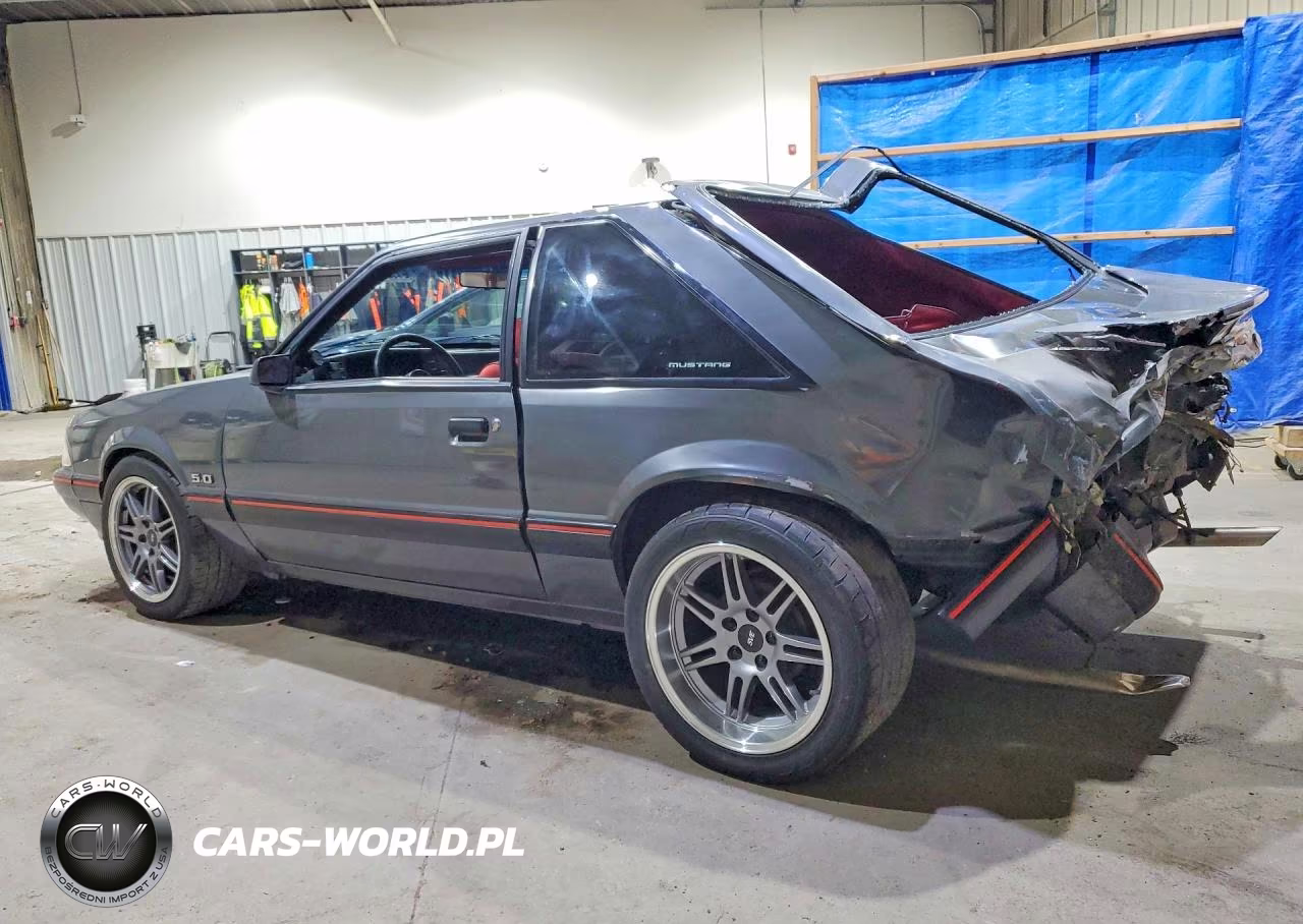 1987 Ford Mustang Lx VIN:1FABP41E9HF180499 - 2